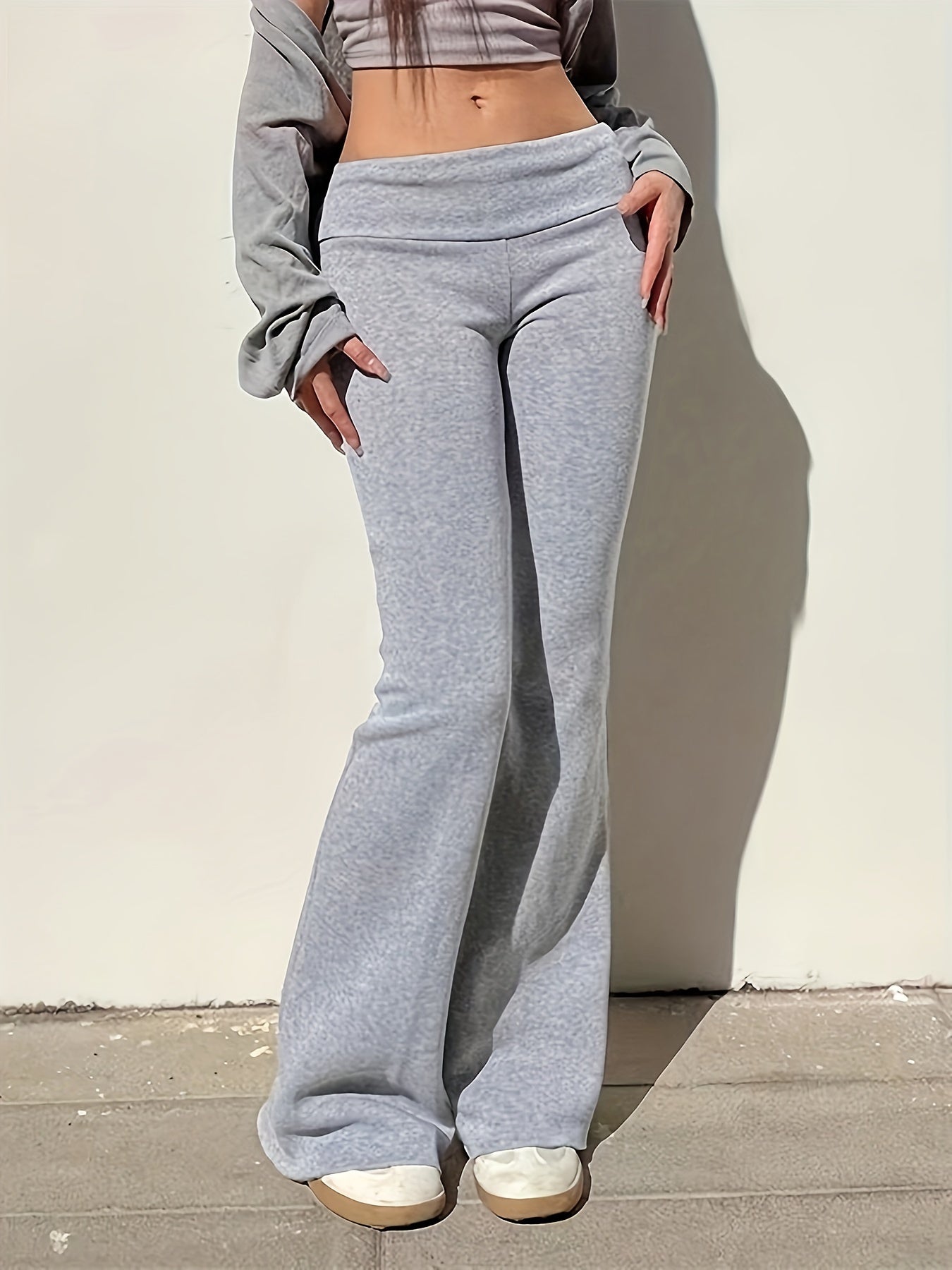 Women's Solid Color Casual Fashion Pants,