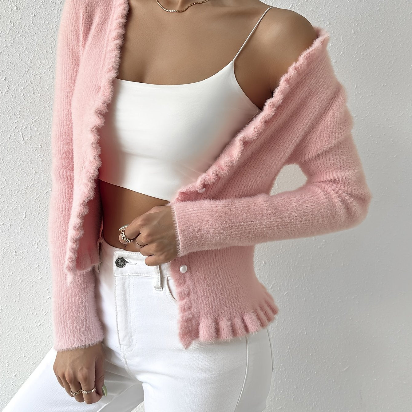 Lujiujiu Women's Sweater Cardigan - Comfortable,