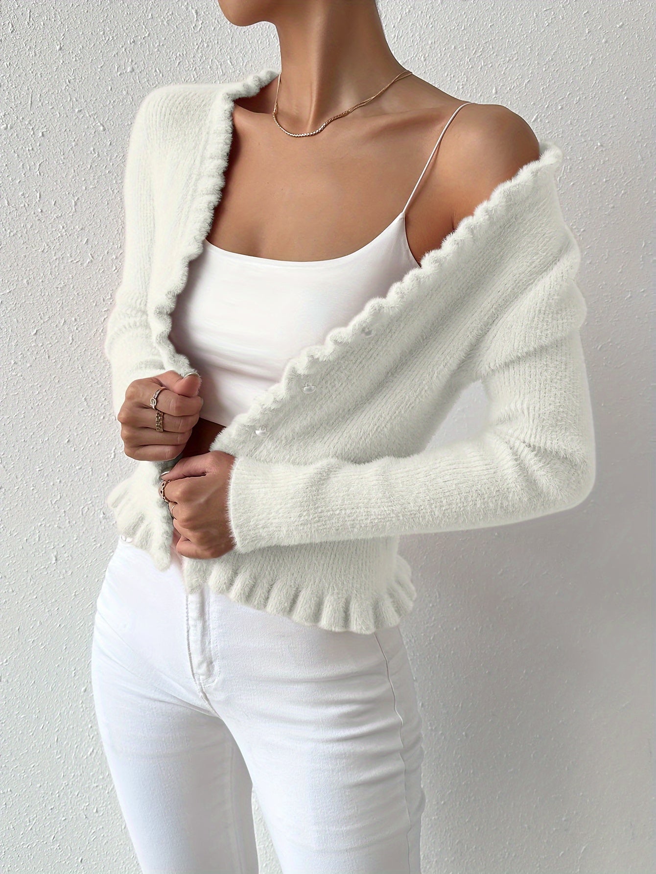 Lujiujiu Women's Sweater Cardigan - Comfortable,