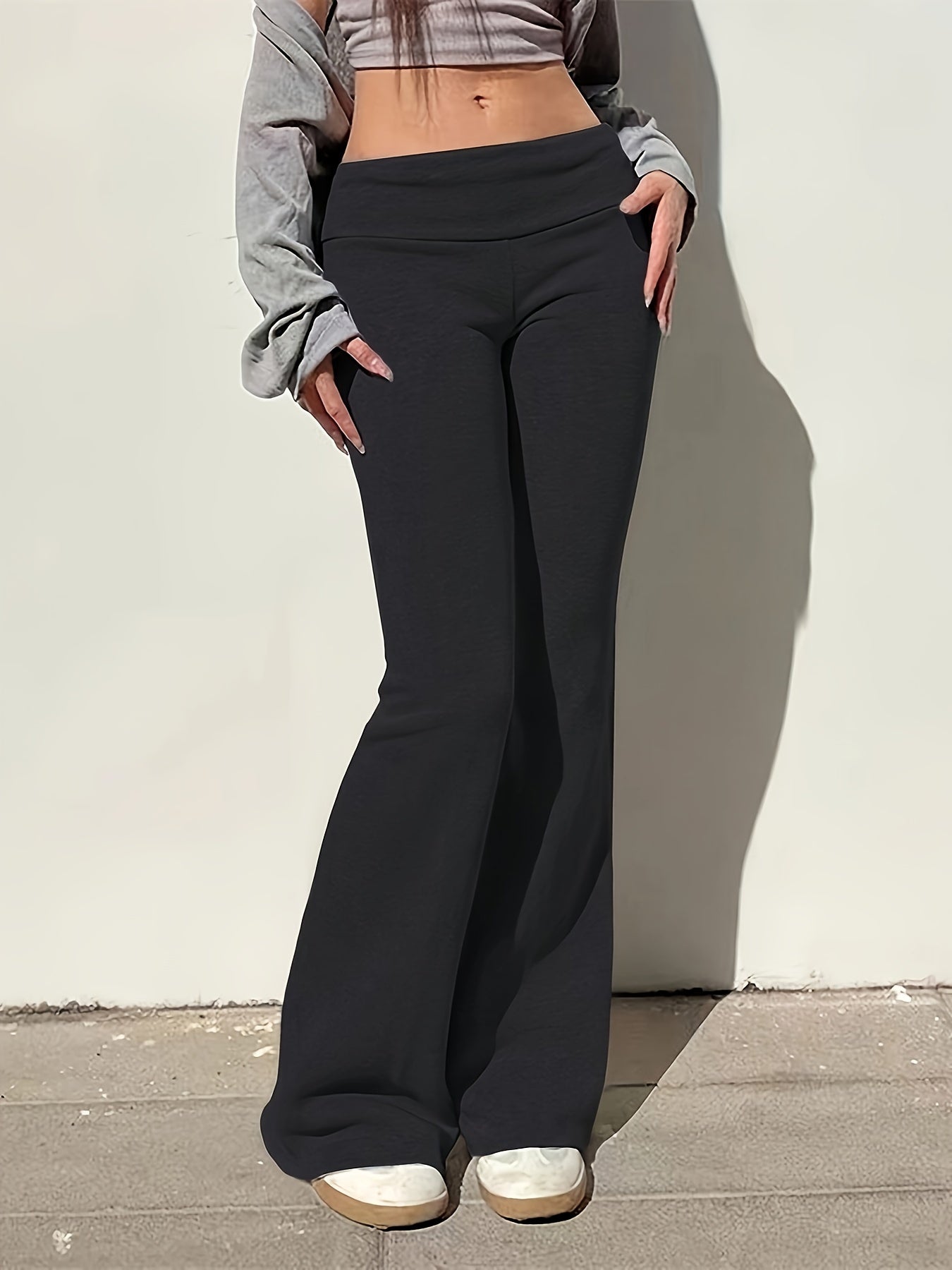 Women's Solid Color Casual Fashion Pants,