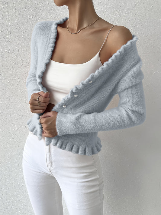 Lujiujiu Women's Sweater Cardigan - Comfortable,