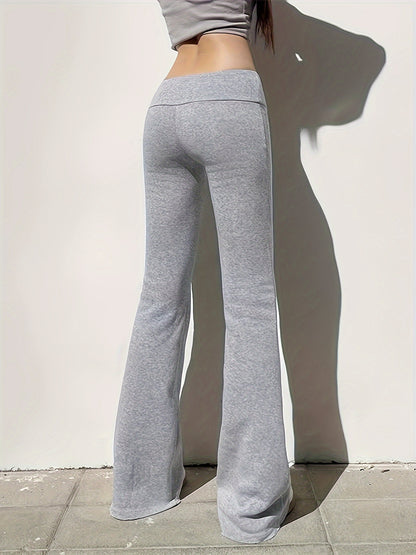 Women's Solid Color Casual Fashion Pants,