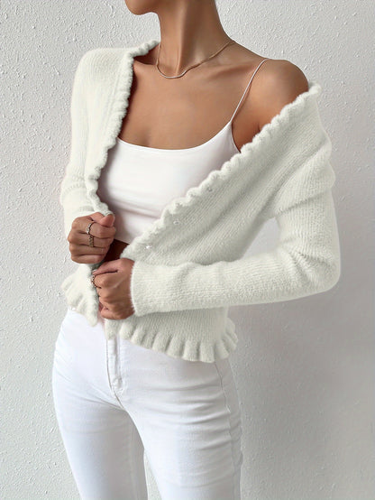 Lujiujiu Women's Sweater Cardigan - Comfortable,